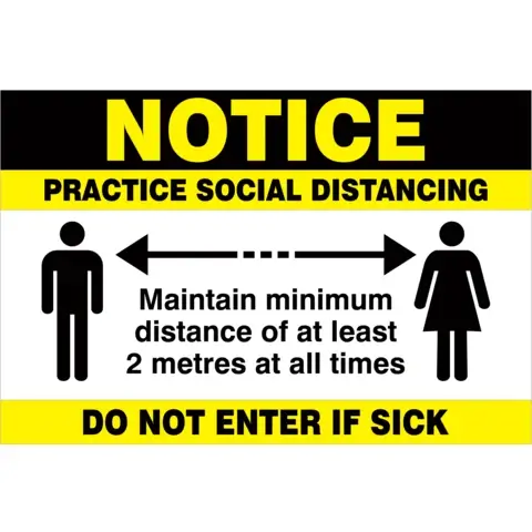 Practice Social Distancing - Covid-19 