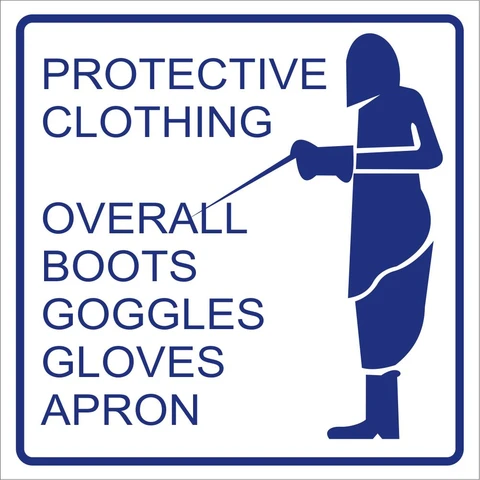 Protective Clothing safety sign