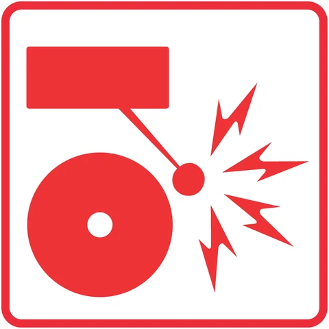 Fire Alarm safety sign 