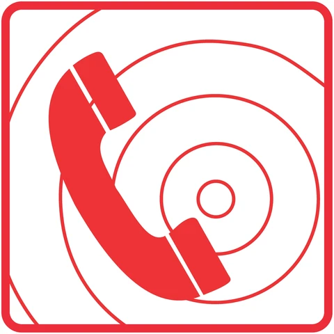 Fire Telephone safety sign 