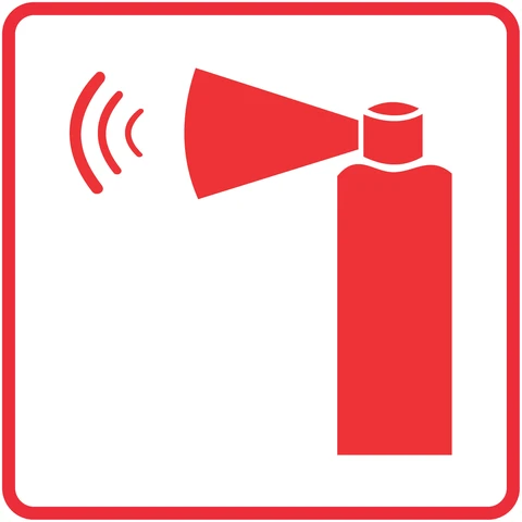 Hand Held Emergency Alarm safety sign 