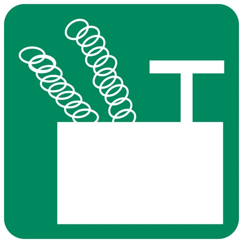Blasting Point safety sign 