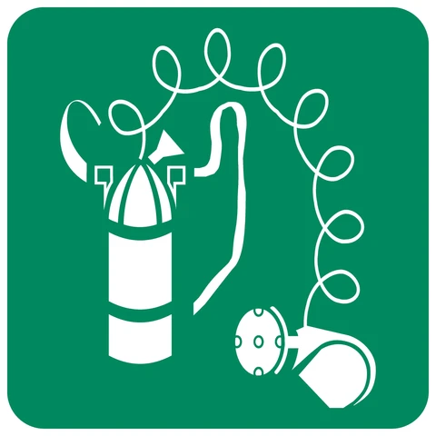 Breathing Apparatus safety sign 