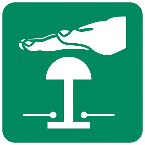 Emergency Stop safety sign 