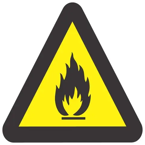 Beware Of Fire Hazard safety sign 