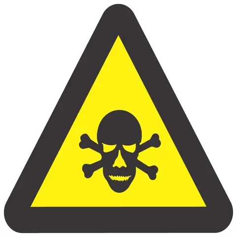 Beware Of Poisonous Substances safety sign 