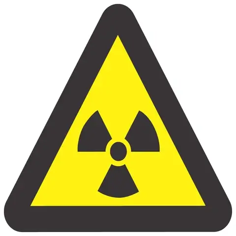 Beware Of Ionizing Radiation safety sign 