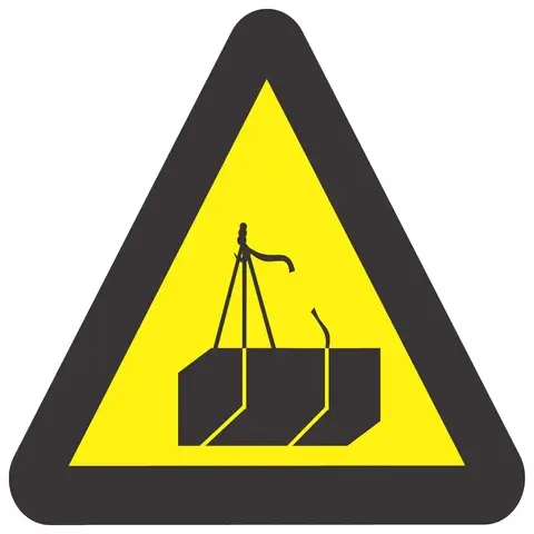 Beware Of Suspended Loads safety sign 