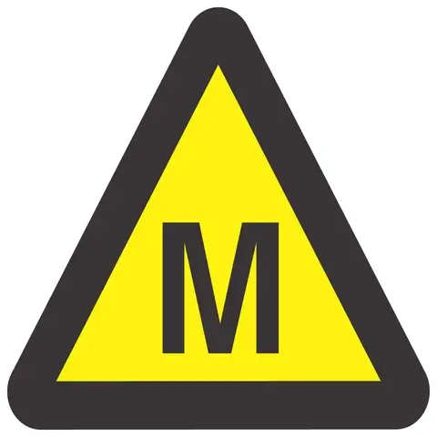 Beware Of Methane safety sign