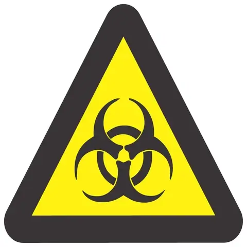 Beware Of Biological Hazard safety sign 