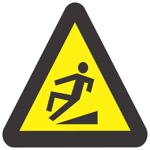 Beware Of Slippery Walking Surface safety sign 
