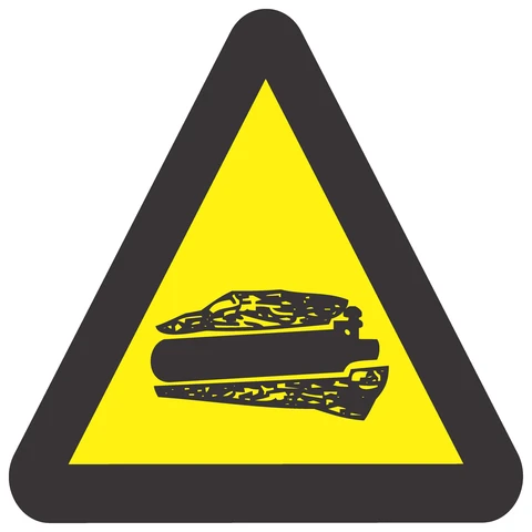 Beware Of Confined Gases safety sign 