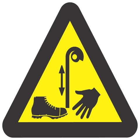 Beware Of Pulley safety sign 
