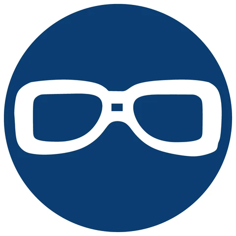 Eye Protection Shall Be Worn safety sign 