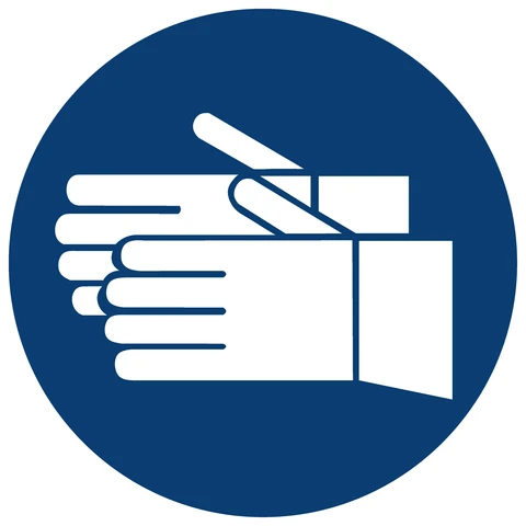 Hand Protection Shall Be Worn safety sign 