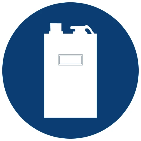 Carbon Monoxide Gas Monitor Shall Be Worn safety sign 