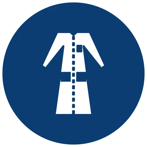 Lab Coats Shall Be Worn safety sign 
