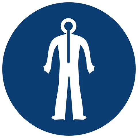 Thermal Suit Shall Be Worn safety sign