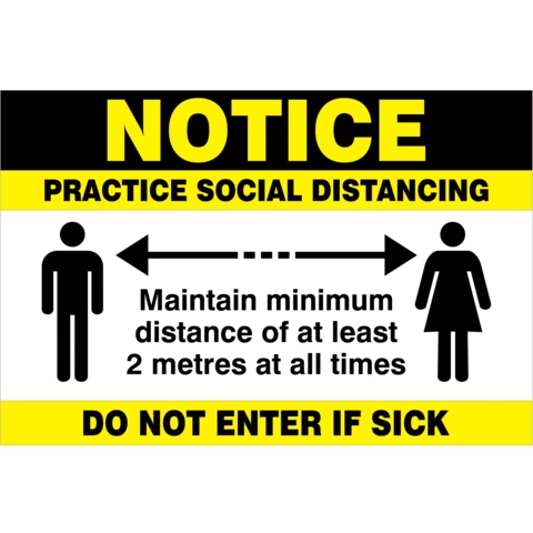 Practice Social Distancing - Covid-19