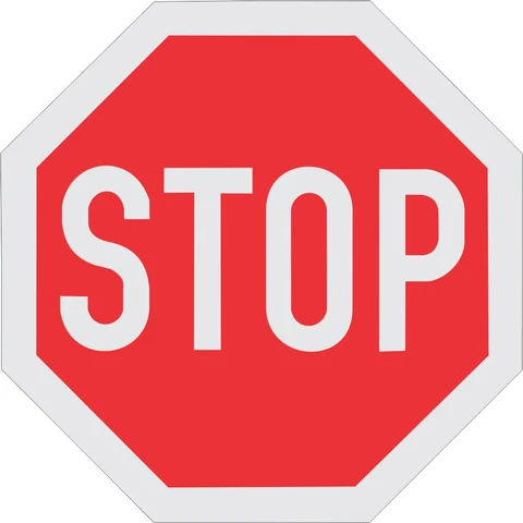SABS Stop Sign Retro reflective road sign 