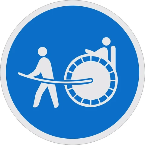 Rickshaws Only road sign