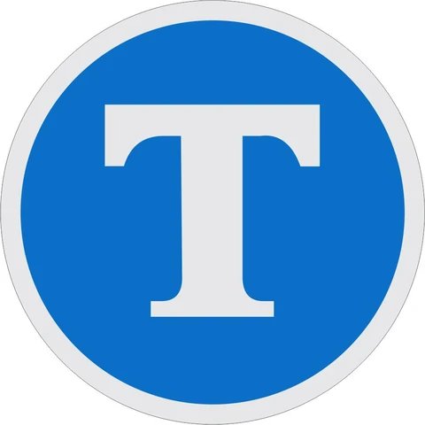 Pay Toll road sign