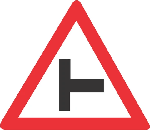 Side-Road Junction (Right) road sign 