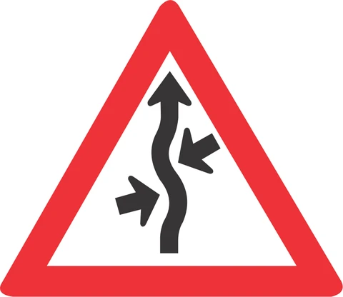 SABS Concealed driveway (from both sides) road sign 