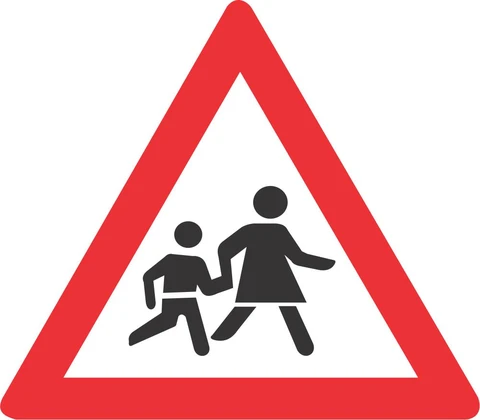SABS Warning Children road sign 