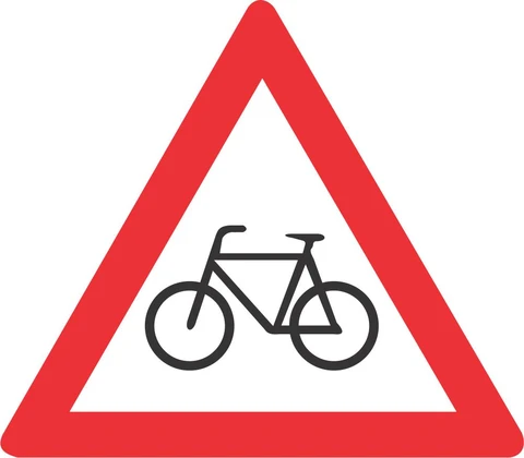 SABS Cyclists road sign 